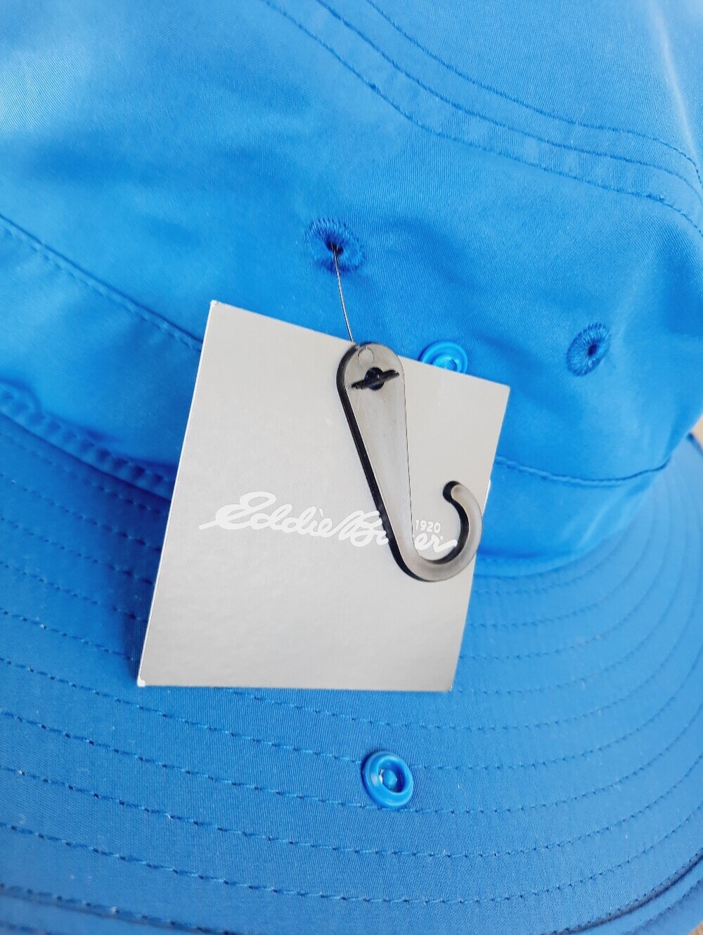 NWT Eddie Bauer Trailcool UPF 50+ Cooling Adventure Brim Hat Sapphire Size L/XL - Picture 13 of 16